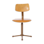 Chaise industrielle drabert allemagne ann�es 60 - 70 vintage
