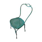 Chaise de jardin en fer forg 19s
