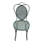 Chaise jardin en fer forg