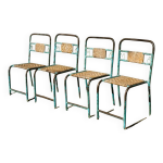 Chaises de jardin en fer forg et rotin
