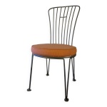 Chaise de jardin en fonte du milieu du siècle Chaise de jardin en fonte du milieu du siècle