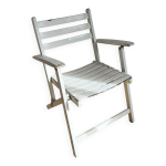 Chaise de jardin pliante en bois