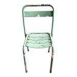 Chaise de jardin tolix en mtal vert n2
