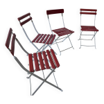 Chaises jardin vintage
