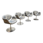 Chaises 'little tulip' vintage en design n�erlandais par pierre paulin pour artifort (ensemble de 4)