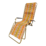 Chaise longue bain de soleil chaise de repos transat vintage Chaise longue bain de soleil chaise de repos transat vintage