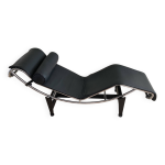 Chaise longue le corbusier lc4 cuir noir