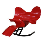 Chaise longue  lphant  de bernard rancillac dition limite 07 / 100 rouge
