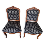 Chaise louis xv d'époque mi - xixe Chaise louis xv d'époque mi - xixe