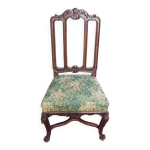 Chaise louis xv en noyer 19me