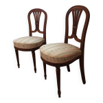 Chaises lyre louis 16