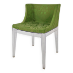 Chaise mademoiselle kartell en vert damass par philippe starck, italie, 2000