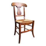 Chaise en merisier de style directoire