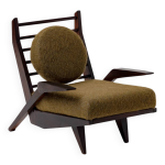 Chaise moderniste d'acácio gil borsoi, brésil, années 1950 Chaise moderniste d'acácio gil borsoi, brésil, années 1950