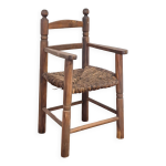 Chaise paille ancienne