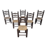 Chaises pailles