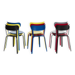 Chaise patrick norguet stil s48 pour lapalma i lot de 9