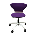 Chaise pivotante sedus turn around en tissu violet Chaise pivotante sedus turn around en tissu violet