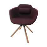 Chaise pivotante en tissu Chaise pivotante en tissu