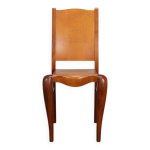 Chaise  placide of wood  de philippe starck pour driade italie, 1990