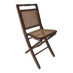 Chaise pliante canne
