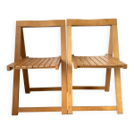 Chaises pliantes design en bois de htre