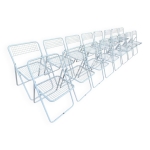 Chaises pliantes ted net par niels gammelgaard pour ikea, 1970s, set d