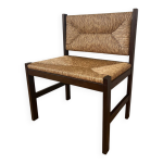 Chaise rustique paille