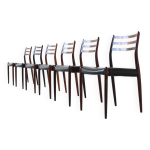 Chaises de salle � manger 'mod�le 78' de niels otto moller en palissandre, danemark 1962