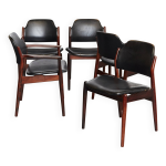 Chaises de salle  manger arne vodder n62 / 62a pour sibast