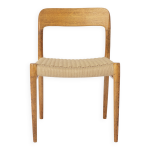 Chaise de salle � manger en ch�ne mod�le 75 de niels otto m�ller, ann�es 1950, style danois du milieu ...