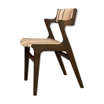 Chaise de salle  manger danoise du milieu du sicle par kai kristiansen annes 1960