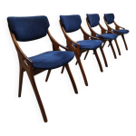 Chaises de salle à manger design vintage danois hovmand olsen Chaises de salle à manger design vintage danois hovmand olsen
