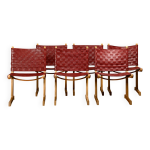 Chaises de salle à manger ditte & adrian heath en frêne et cuir, france & søn Chaises de salle à manger ditte & adrian heath en frêne et cuir, france & søn