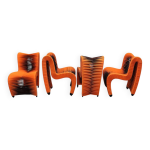 Chaises de salle à manger funky avec ceinture de sécurité, collection phillips Chaises de salle à manger funky avec ceinture de sécurité, collection phillips