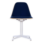Chaise de salle à manger herman miller en fibre de verre vintage bleu la fonda Chaise de salle à manger herman miller en fibre de verre vintage bleu la fonda