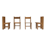 Chaises de salle  manger modernistes hollandaises de wim den boon - annes 1950