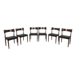 Chaises de salle  manger en palissandre du milieu du sicle de bernhard pedersen & son, annes 1960, ...