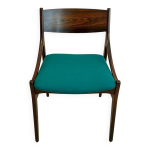 Chaise de salle  manger palissandre par vestervig eriksen danemark 1960