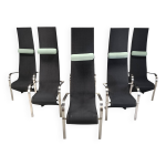 Chaises de salle  manger postmodernes king de belgochrom - lot de 6