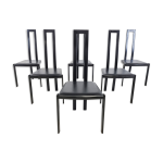 Chaises de salle à manger postmodernes vintage, années 1980 Chaises de salle à manger postmodernes vintage, années 1980