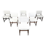 Chaises de salle  manger scandinaves en teck du milieu du sicle, annes 1960