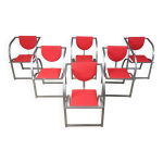 Chaises de salle � manger sinus de kff, ann�es 1990, lot de 6