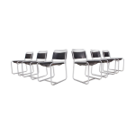 Chaises de salle  manger tubulaires claire bataille & paul ibens modle se18 pour t spectrum 1970