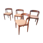 Chaises de salle � manger vintage n�16 par johannes andersen pour uldum