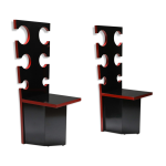 Chaises sculpturales mario sabot par max papiri 1970