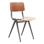 Chaise style friso kramer chêne et gris Chaise style friso kramer chêne et gris