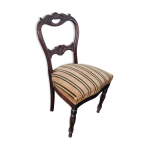 Chaise style louis philippe en acajou