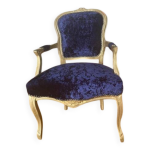 Chaise style louis xv