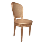 Chaise style louis xvi en bois doré Chaise style louis xvi en bois doré
